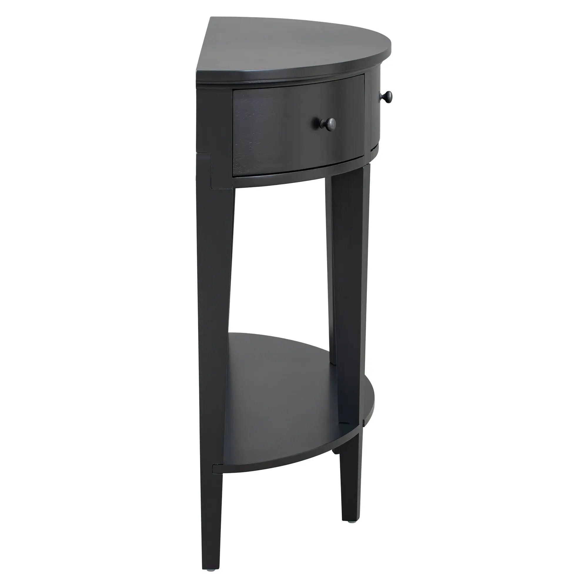 U-Style Modern Curved Console Table with 3 Drawers by HouseOfZazla