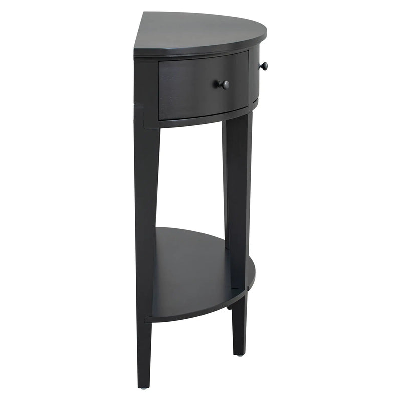 U-Style Modern Curved Console Table with 3 Drawers by HouseOfZazla