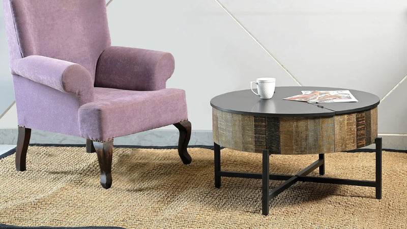 T1216C Coffee Table Rustic Vintage by HouseOfZazla