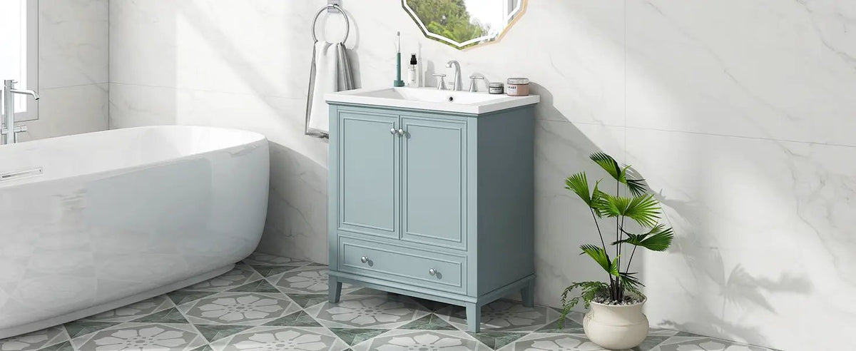 30" Bathroom Vanity With Sink Combo by HouseOfZazla