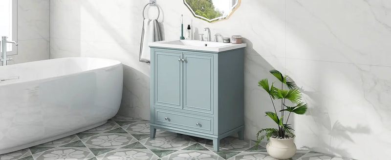 30" Bathroom Vanity With Sink Combo by HouseOfZazla