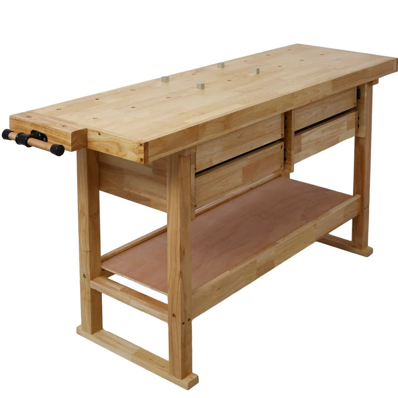 60-Inch Workbench with 4 Drawers and Bar Clamps by HouseOfZazla
