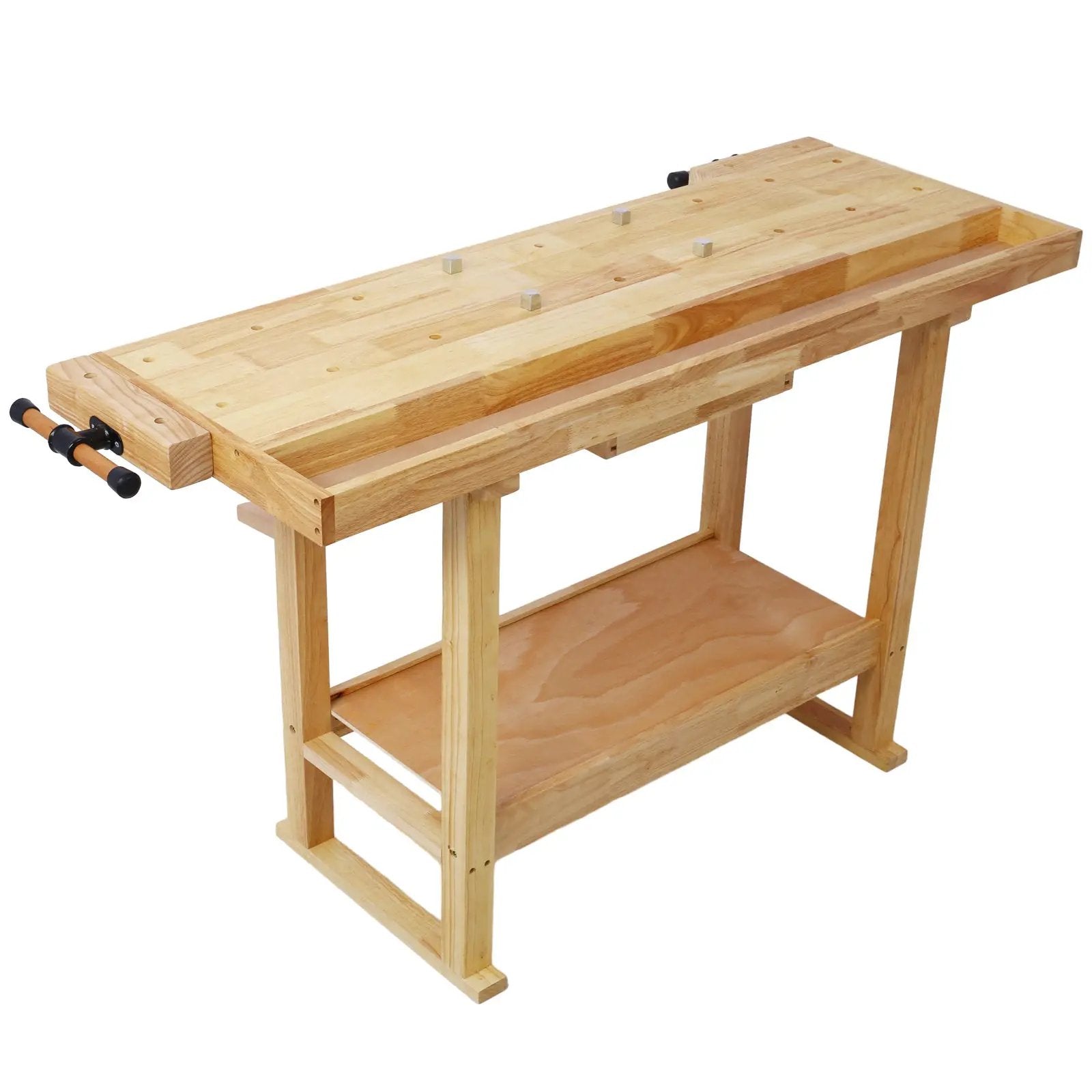 55-Inch Wood Workbench with Bar Clamps by HouseOfZazla