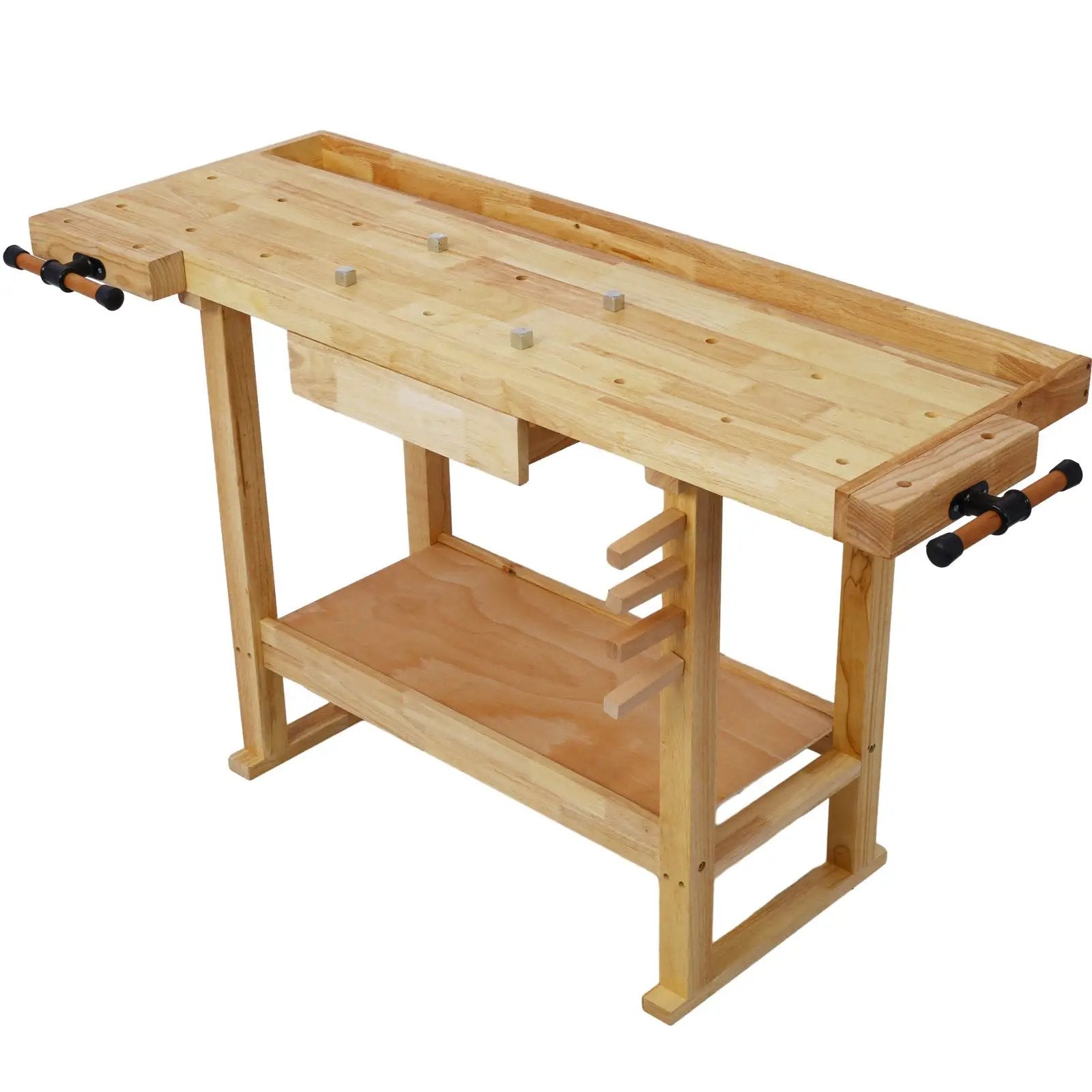 55-Inch Wood Workbench with Bar Clamps by HouseOfZazla
