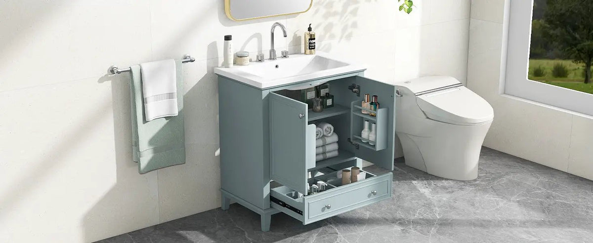 30" Bathroom Vanity With Sink Combo by HouseOfZazla