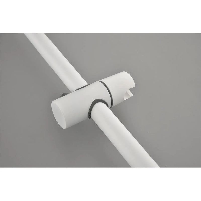 Shower System with Shower Head, Hand Shower, Slide Bar, Bodysprays, Shower Arm, Hose, Valve Trim, and Lever Handles by HouseOfZazla