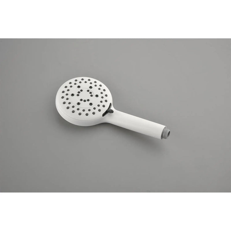 Shower System with Shower Head, Hand Shower, Slide Bar, Bodysprays, Shower Arm, Hose, Valve Trim, and Lever Handles by HouseOfZazla