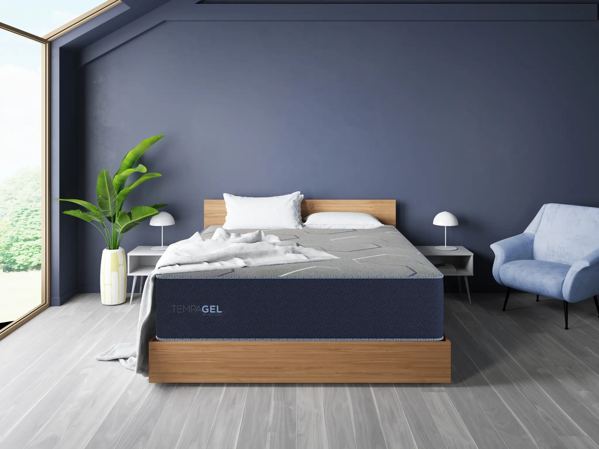 TempaGel by Restonic ChillRest Plush Mattress - Twin Extra Long by HouseOfZazla