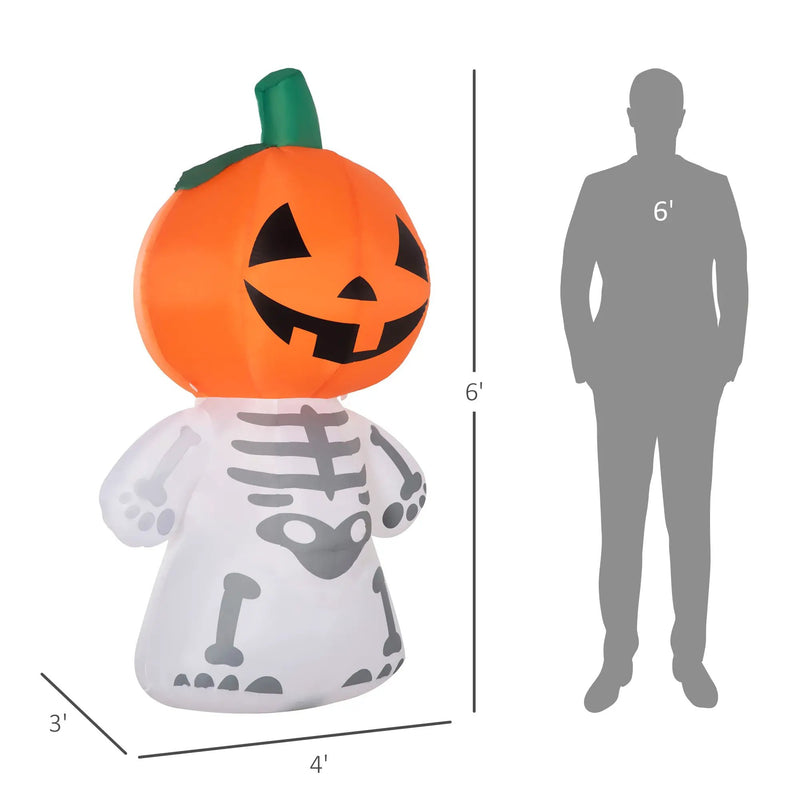 6ft Halloween Inflatables Outdoor Decoration by HouseOfZazla