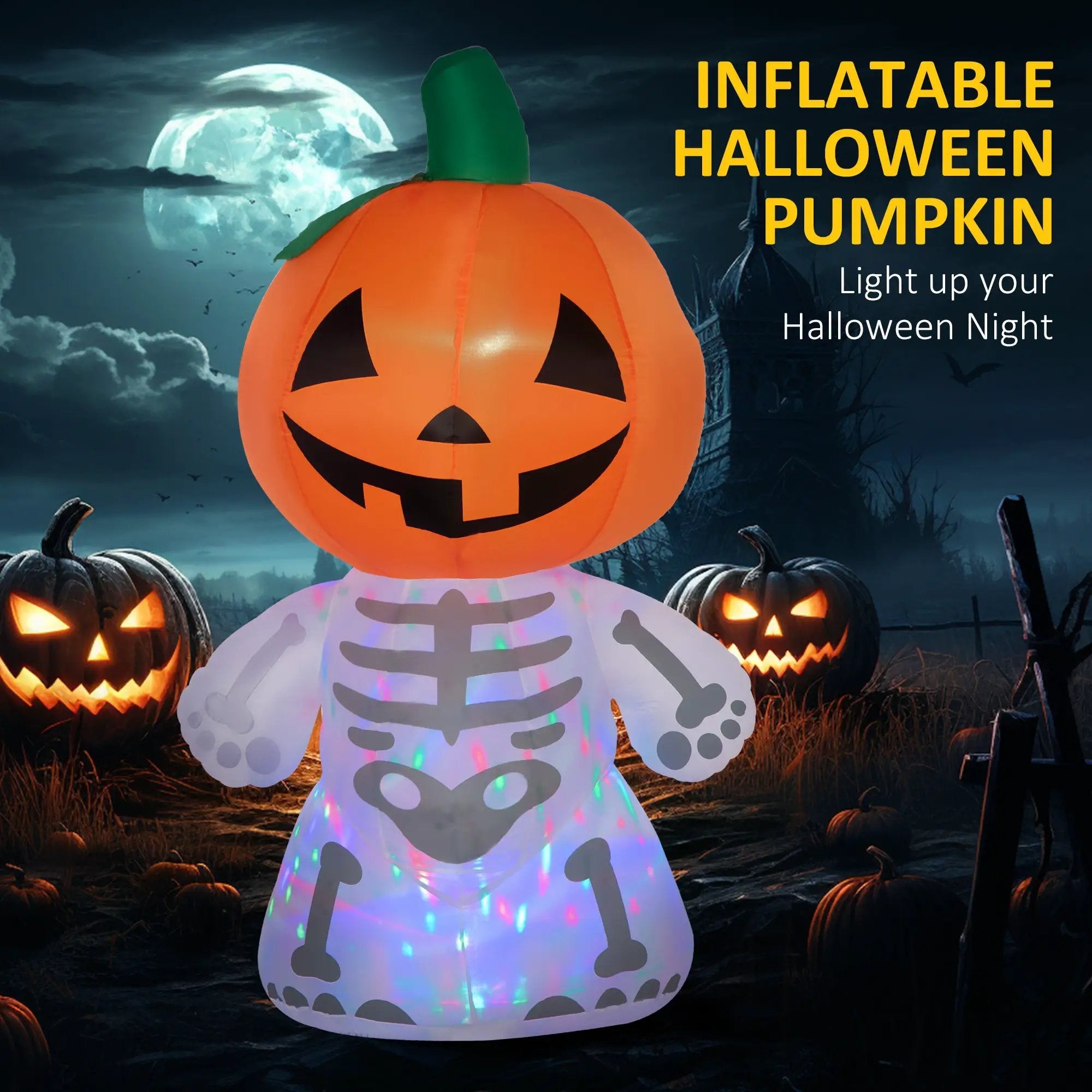 6ft Halloween Inflatables Outdoor Decoration by HouseOfZazla