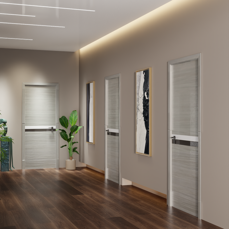 CRAZY ELF 24" x 80" Melamine Integrated Door Slab by HouseOfZazla