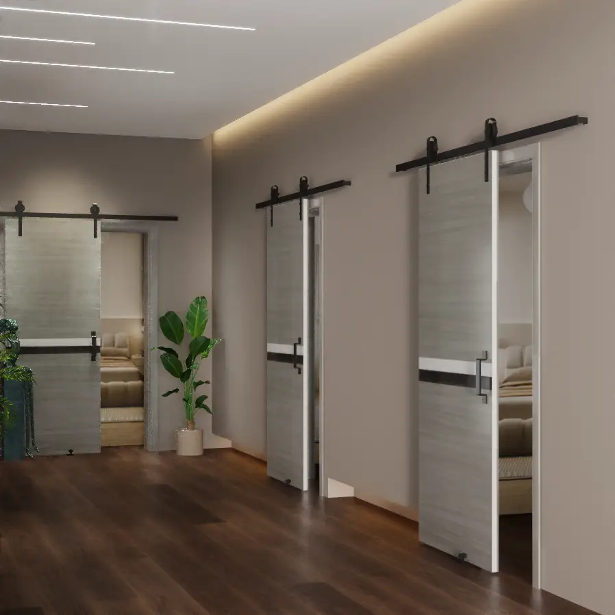 Crazy Elf 24" x 80" Melamine Integrated Door Slab by HouseOfZazla