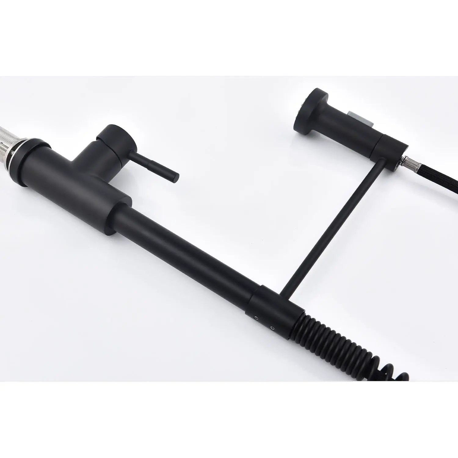 Pull Down Single Handle Spring Kitchen Faucet by HouseOfZazla