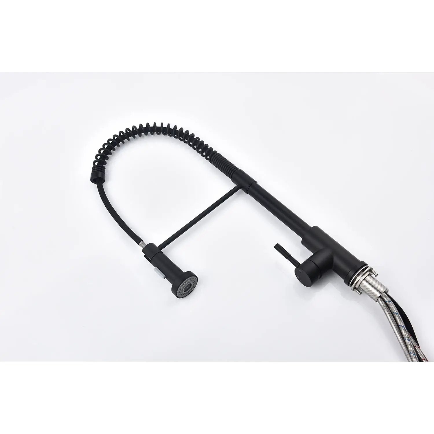 Pull Down Single Handle Spring Kitchen Faucet by HouseOfZazla