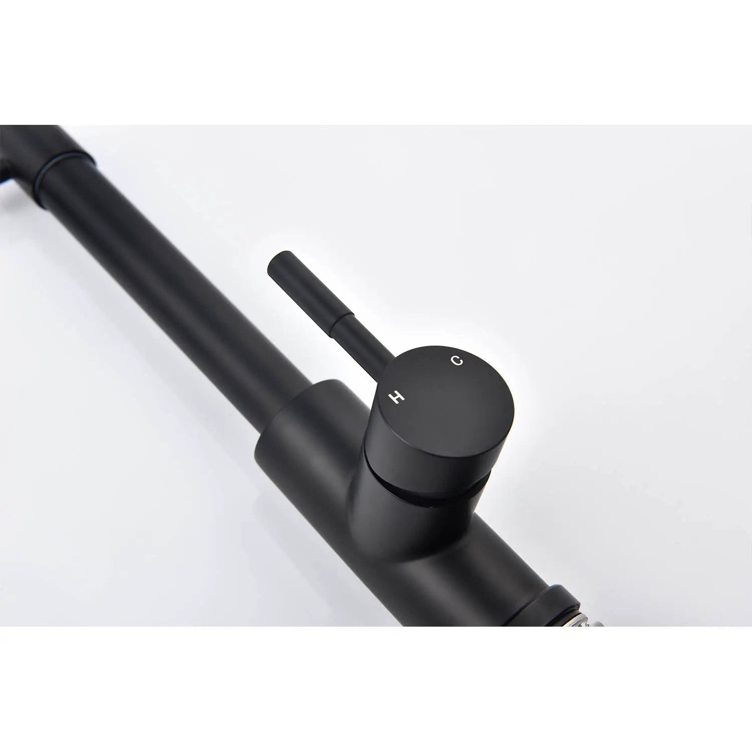 Pull Down Single Handle Spring Kitchen Faucet by HouseOfZazla