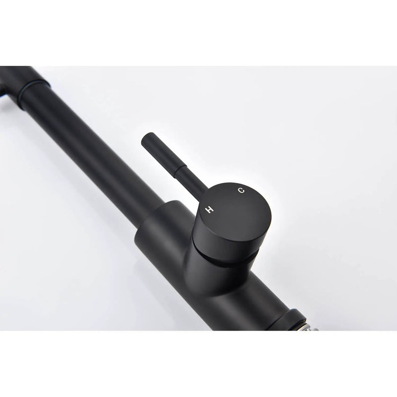 Pull Down Single Handle Spring Kitchen Faucet by HouseOfZazla