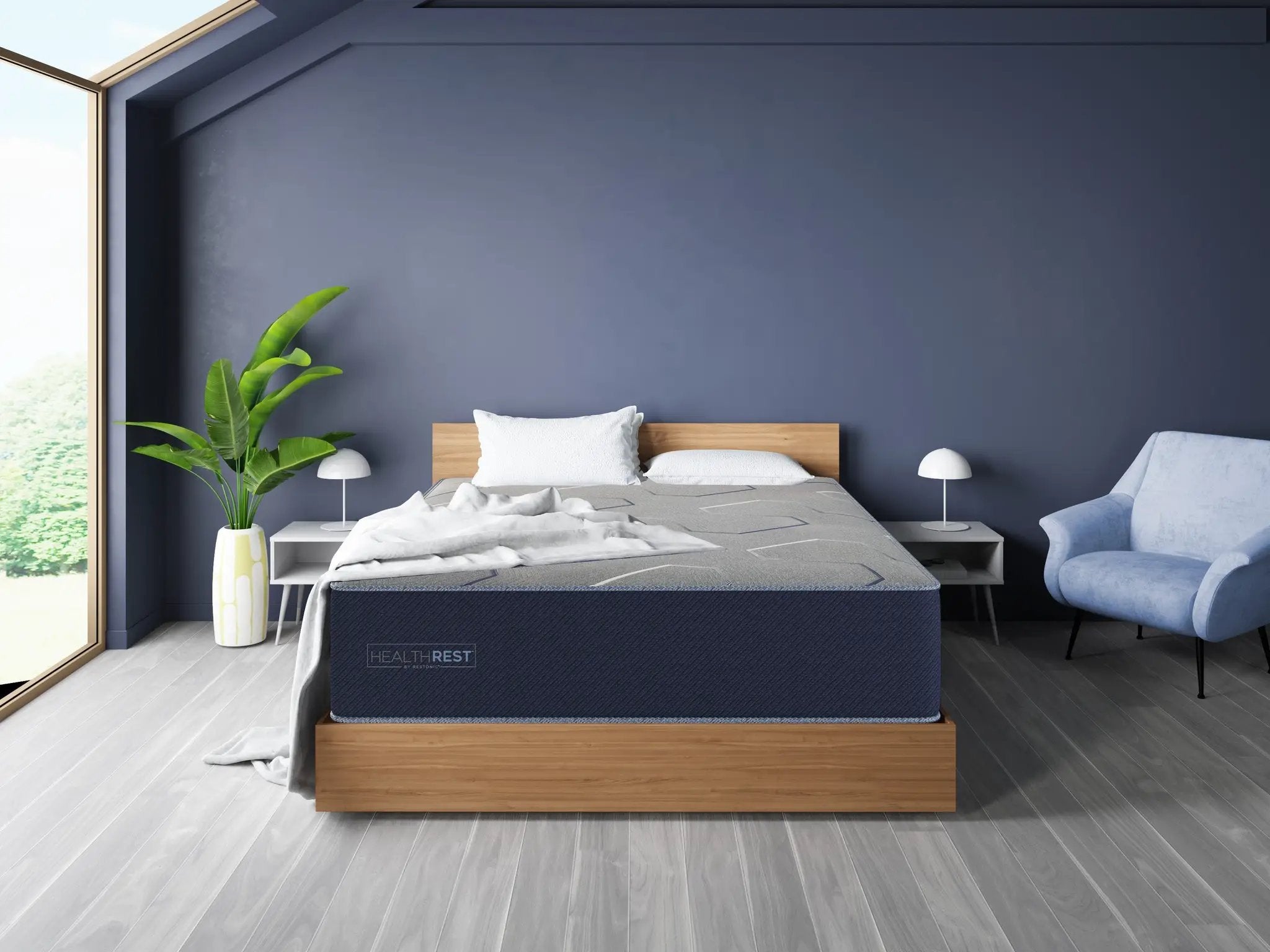 HealthRest by Restonic PolarBreeze Lux Firm Queen Mattress by HouseOfZazla