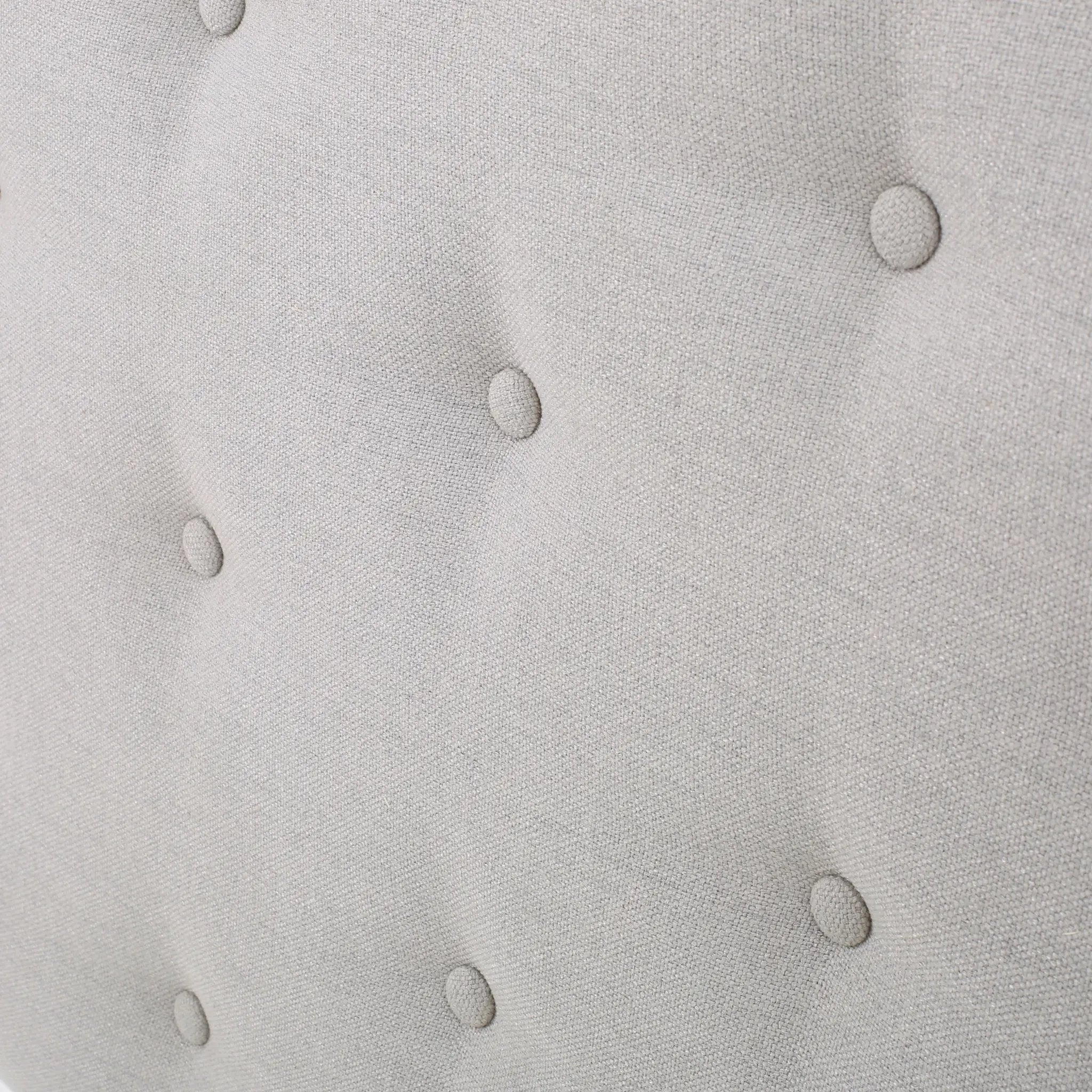 Tufted Upholstered Twin Headboard with Durable Metal Legs by HouseOfZazla