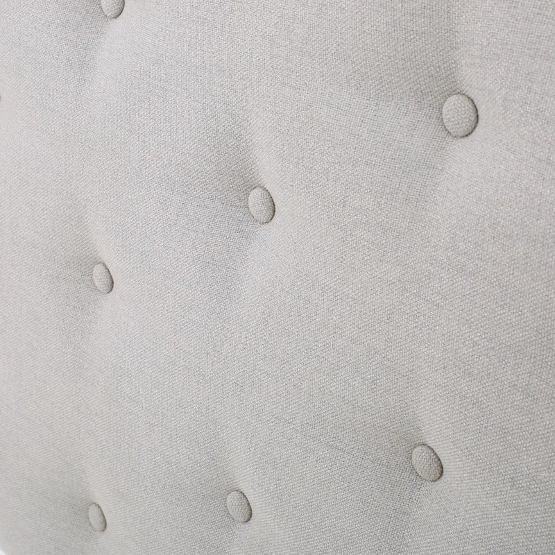 Tufted Upholstered Twin Headboard with Durable Metal Legs by HouseOfZazla