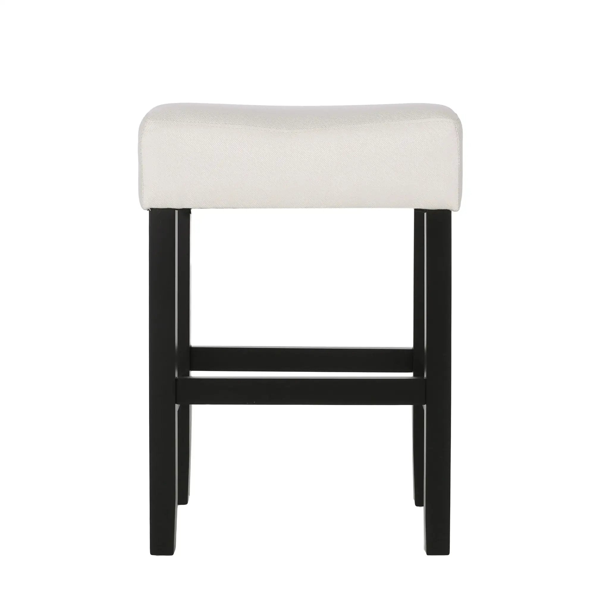 Set of 2, 26.75" Backless Fabric Counter Height Barstool by HouseOfZazla