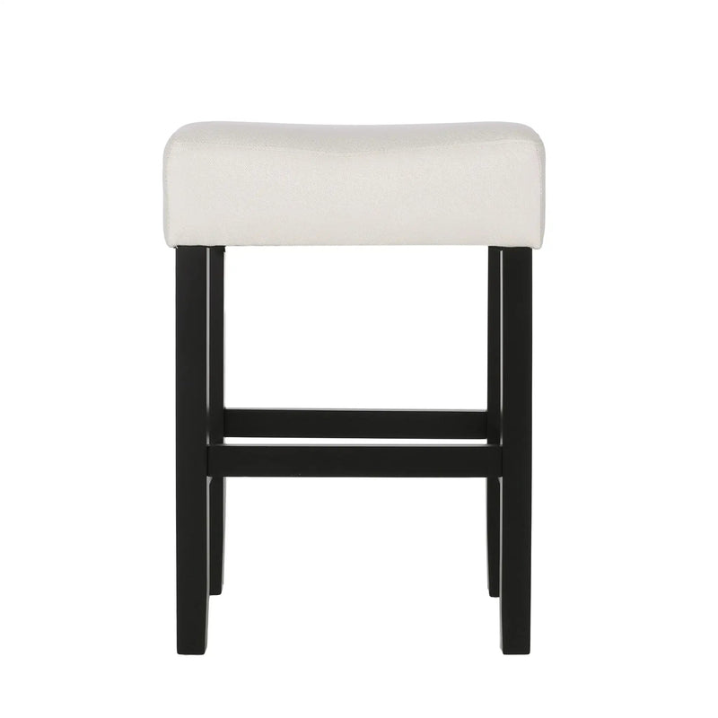 Set of 2, 26.75" Backless Fabric Counter Height Barstool by HouseOfZazla