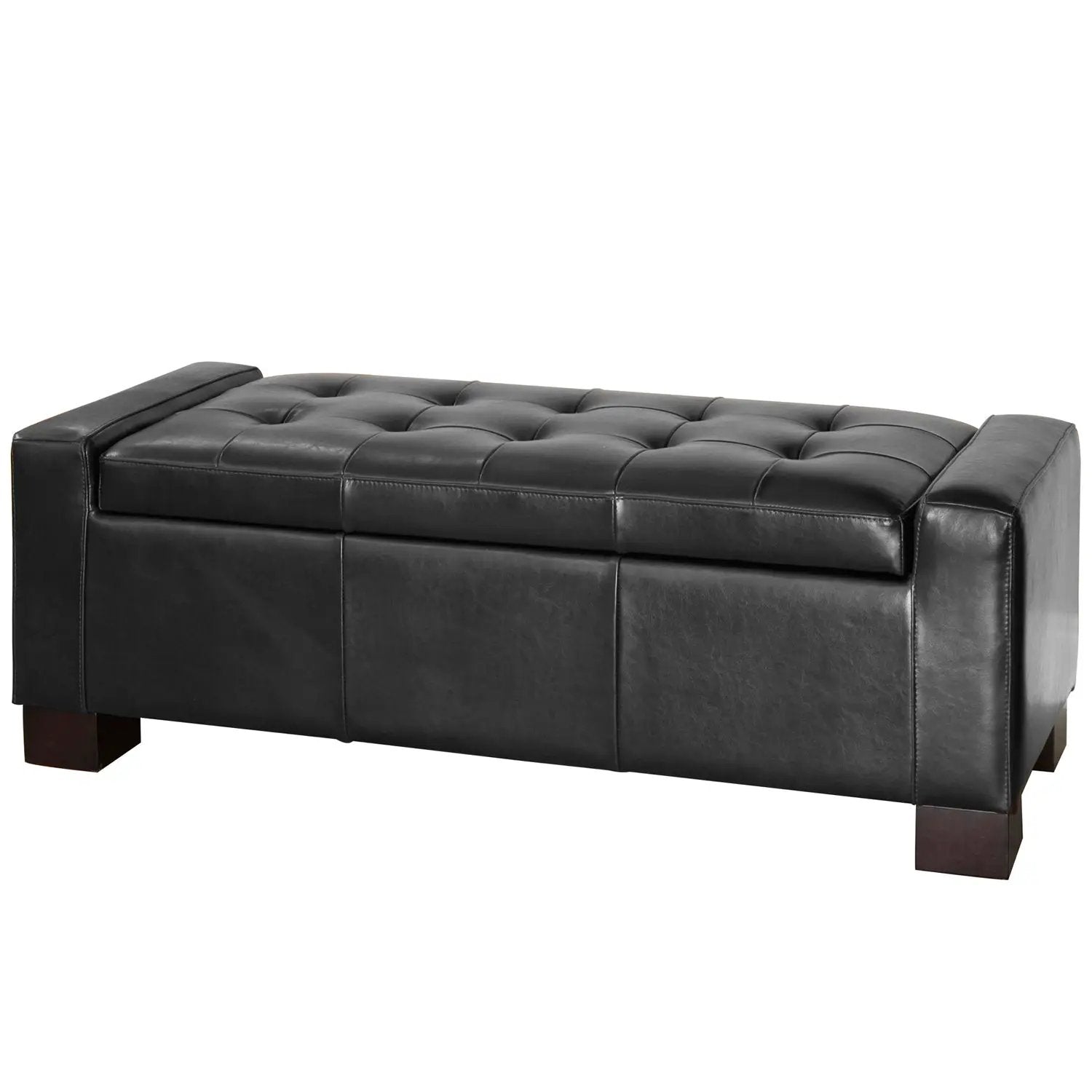 Large 51" Storage Ottoman, Tufted Storage Bench by HouseOfZazla