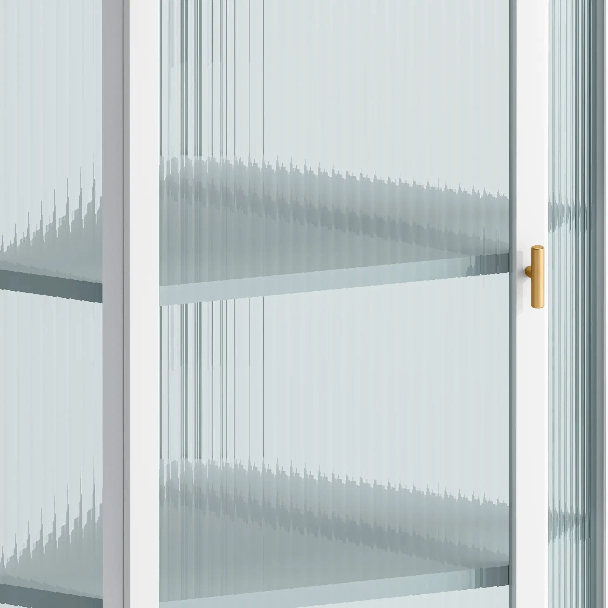 Glass Door Wall Mounted Corner Cabinet by HouseOfZazla