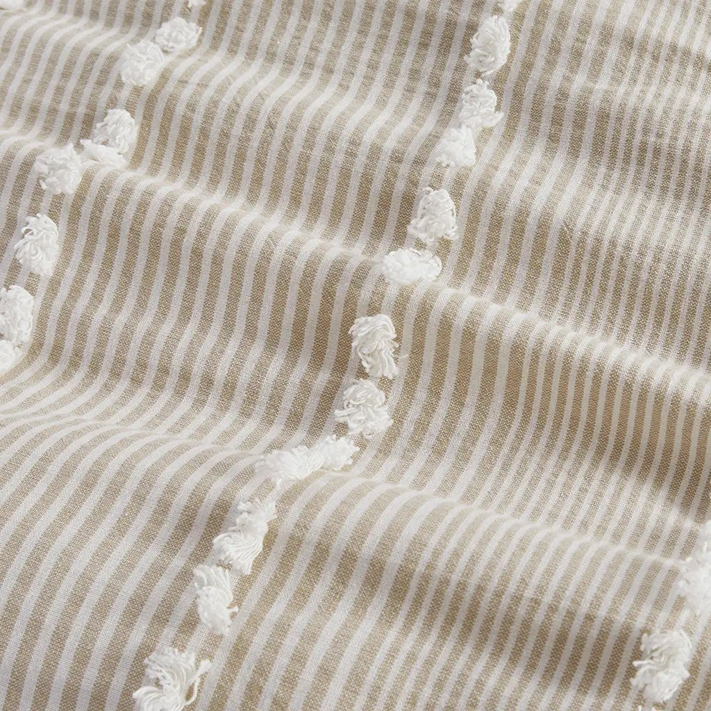 King 3 Piece Cotton Yarn Dyed Comforter Set by HouseOfZazla