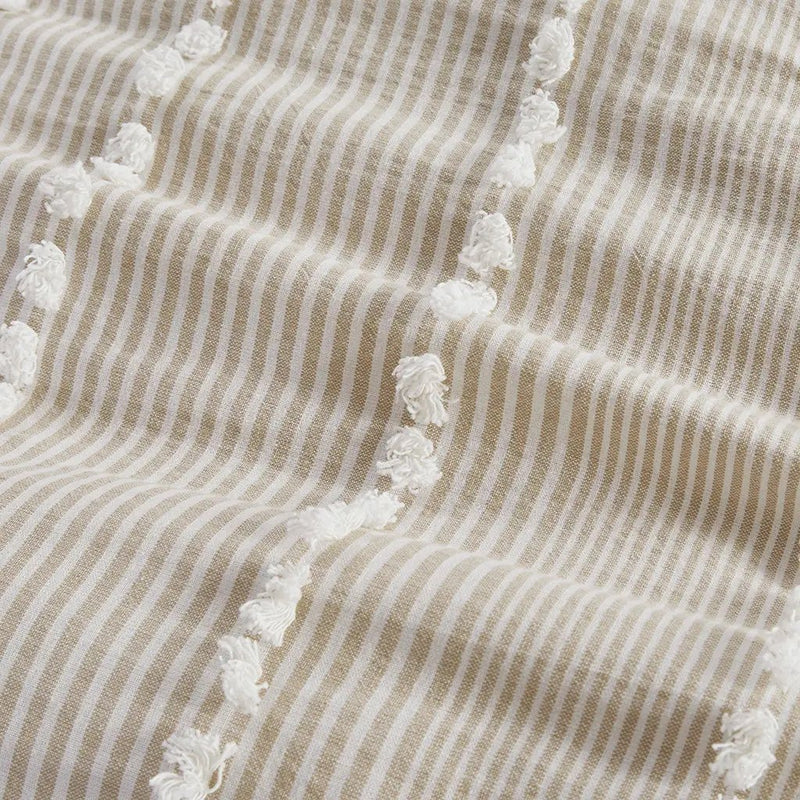 King 3 Piece Cotton Yarn Dyed Comforter Set by HouseOfZazla