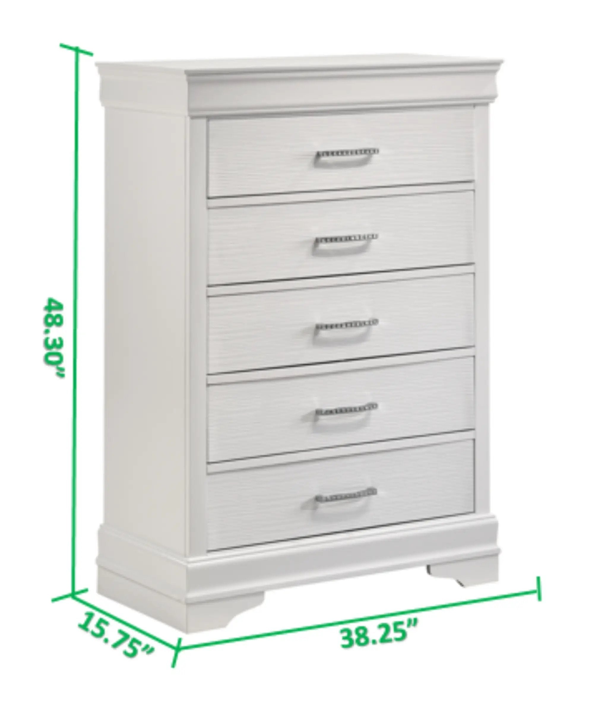 Modern 5 Drawer Chest by HouseOfZazla