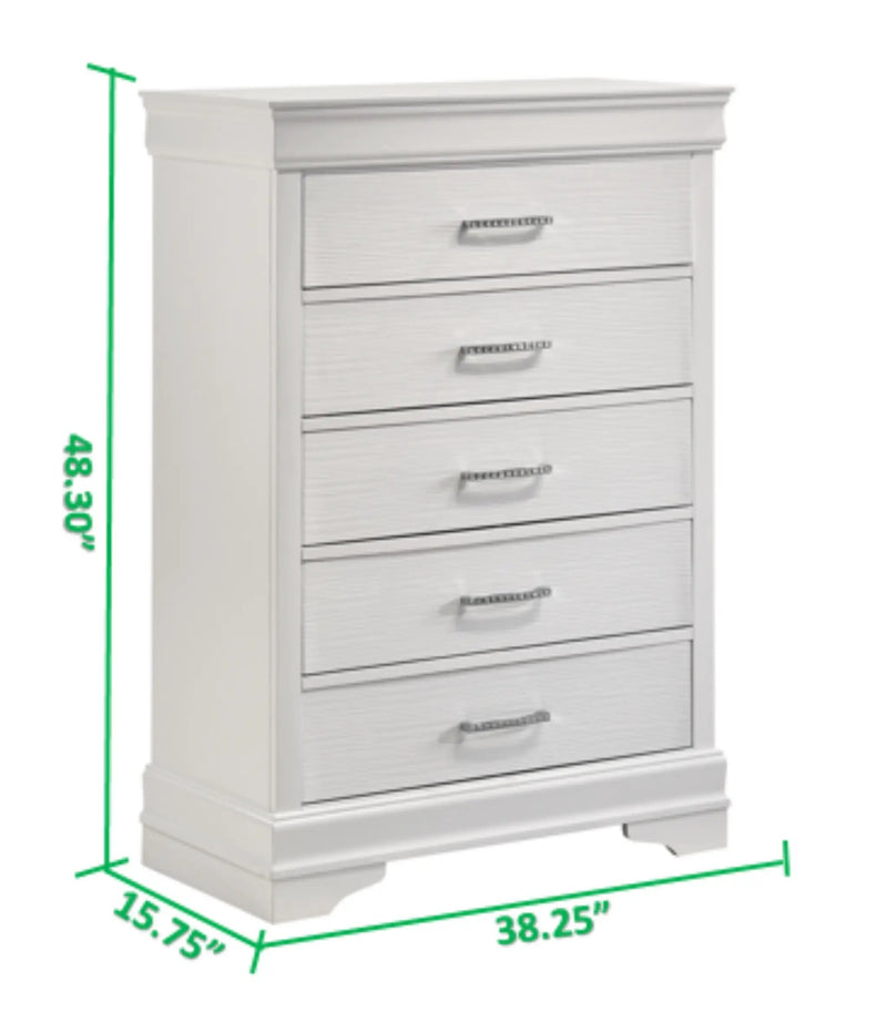 Modern 5 Drawer Chest by HouseOfZazla