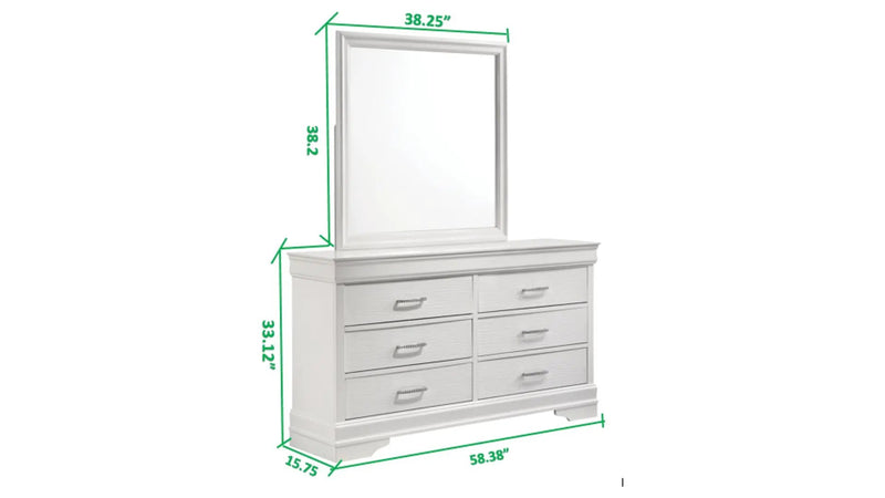 Modern 6 Drawer Dresser by HouseOfZazla