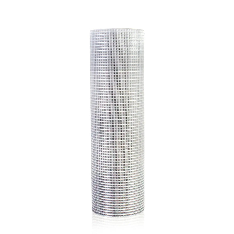 Wire Mesh Fence Roll 60in x 50ft, 1/2in x 1/2in 19GA Galvanized Steel Poultry Netting by HouseOfZazla