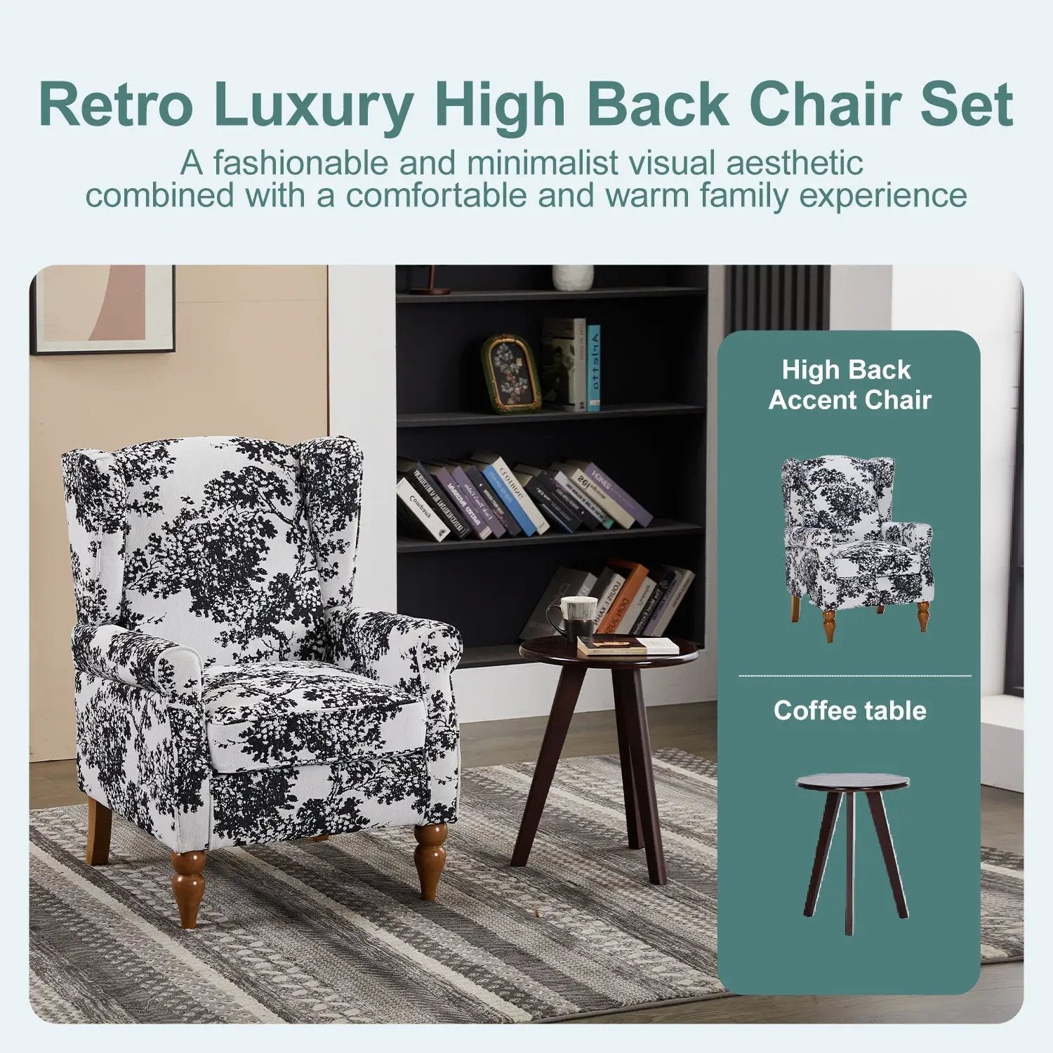 Coffee Table & Armchair Set by HouseOfZazla