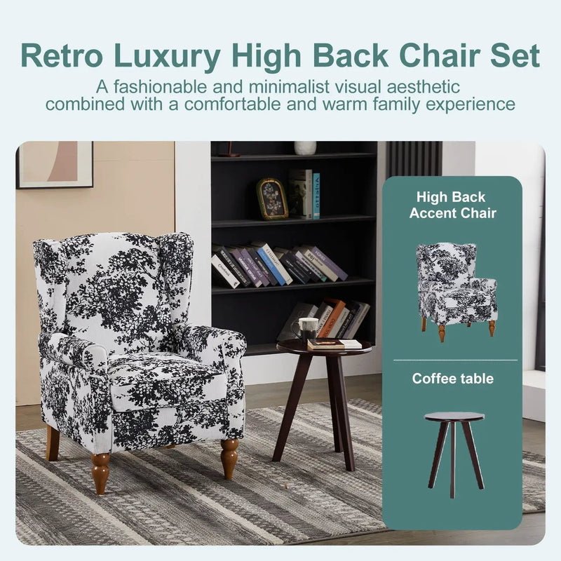 Coffee Table & Armchair Set by HouseOfZazla