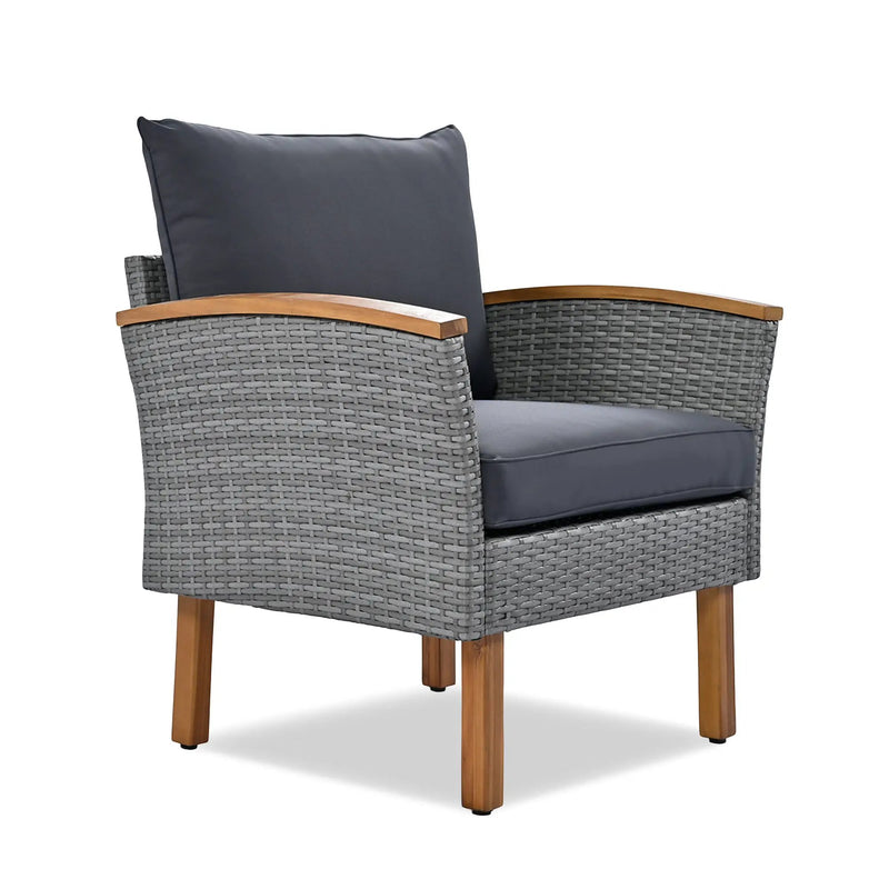 9-Piece Patio Rattan Furniture Set by HouseOfZazla