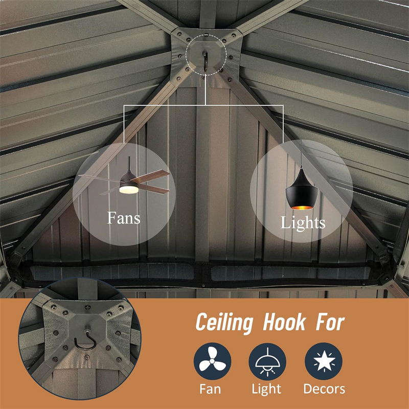 12' X 12' Hardtop Gazebo by HouseOfZazla
