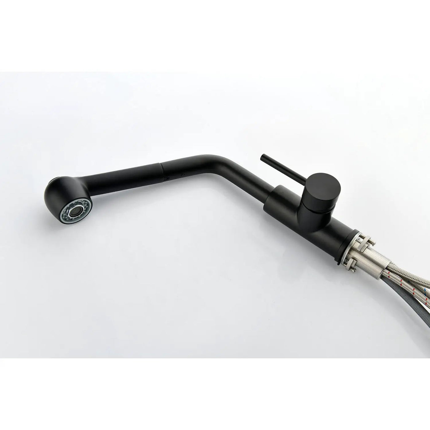 Single Handle Kitchen Sink Faucet with Pull Out Sprayer by HouseOfZazla