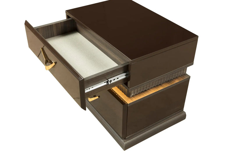 Modern Style 2-Drawer Nightstand Made with Wood by HouseOfZazla