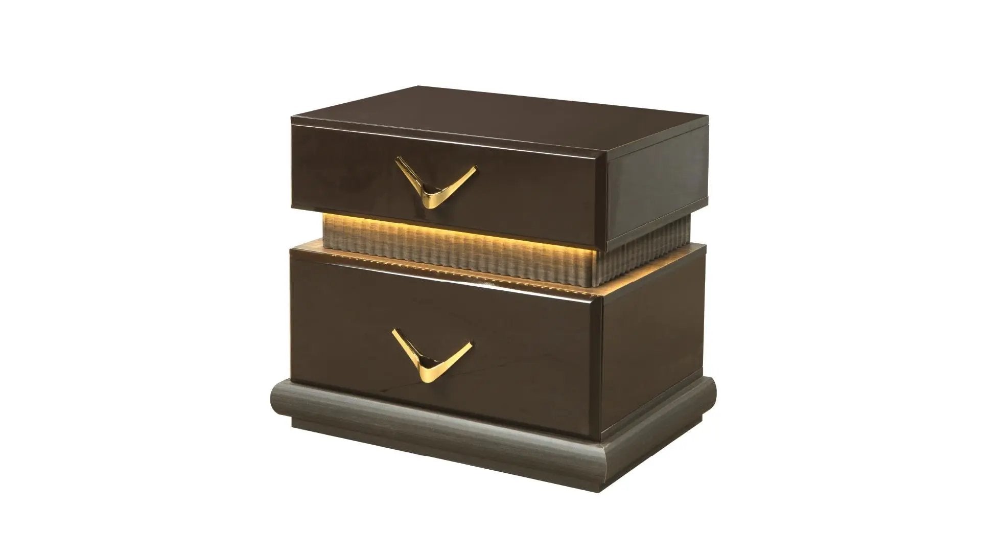 Modern Style 2-Drawer Nightstand Made with Wood by HouseOfZazla