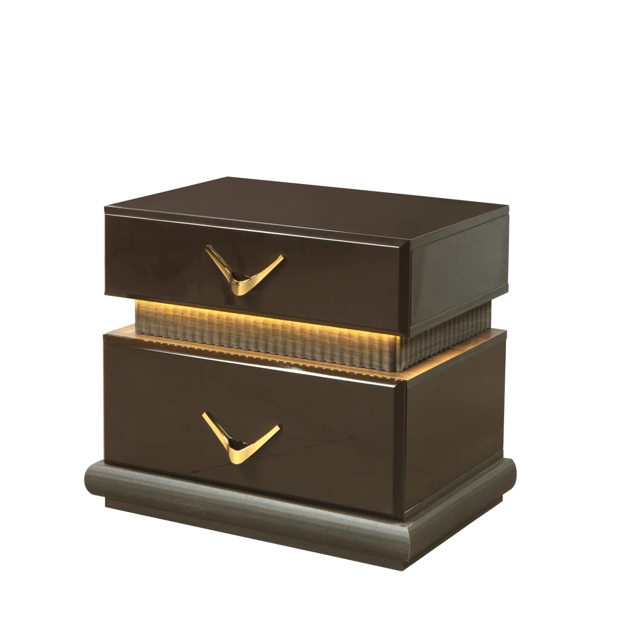 Modern Style 2-Drawer Nightstand Made with Wood by HouseOfZazla