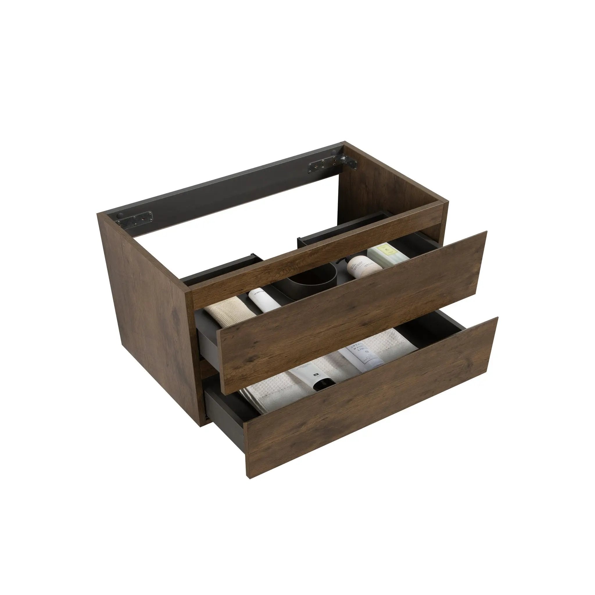 Alice 36W-105 Wall Mount Bathroom Vanity Cabinet Without Basin by HouseOfZazla