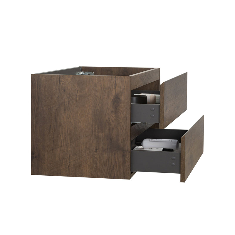 Alice 36W-105 Wall Mount Bathroom Vanity Cabinet Without Basin by HouseOfZazla