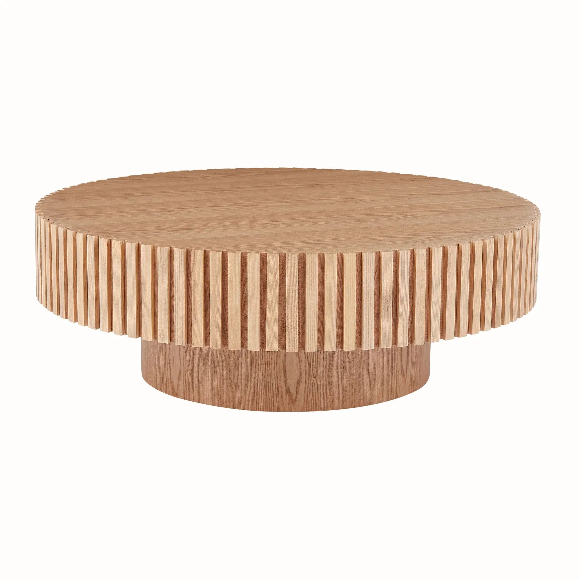 Natural Wood Coffee Table by HouseOfZazla