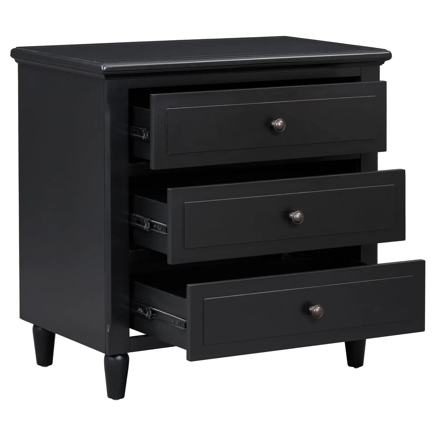 U Style 28" Painted Nightstand with 3 Drawers by HouseOfZazla