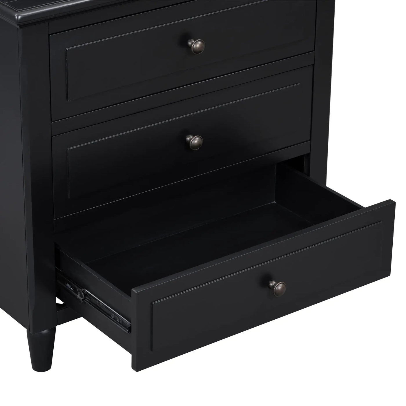 U Style 28" Painted Nightstand with 3 Drawers by HouseOfZazla