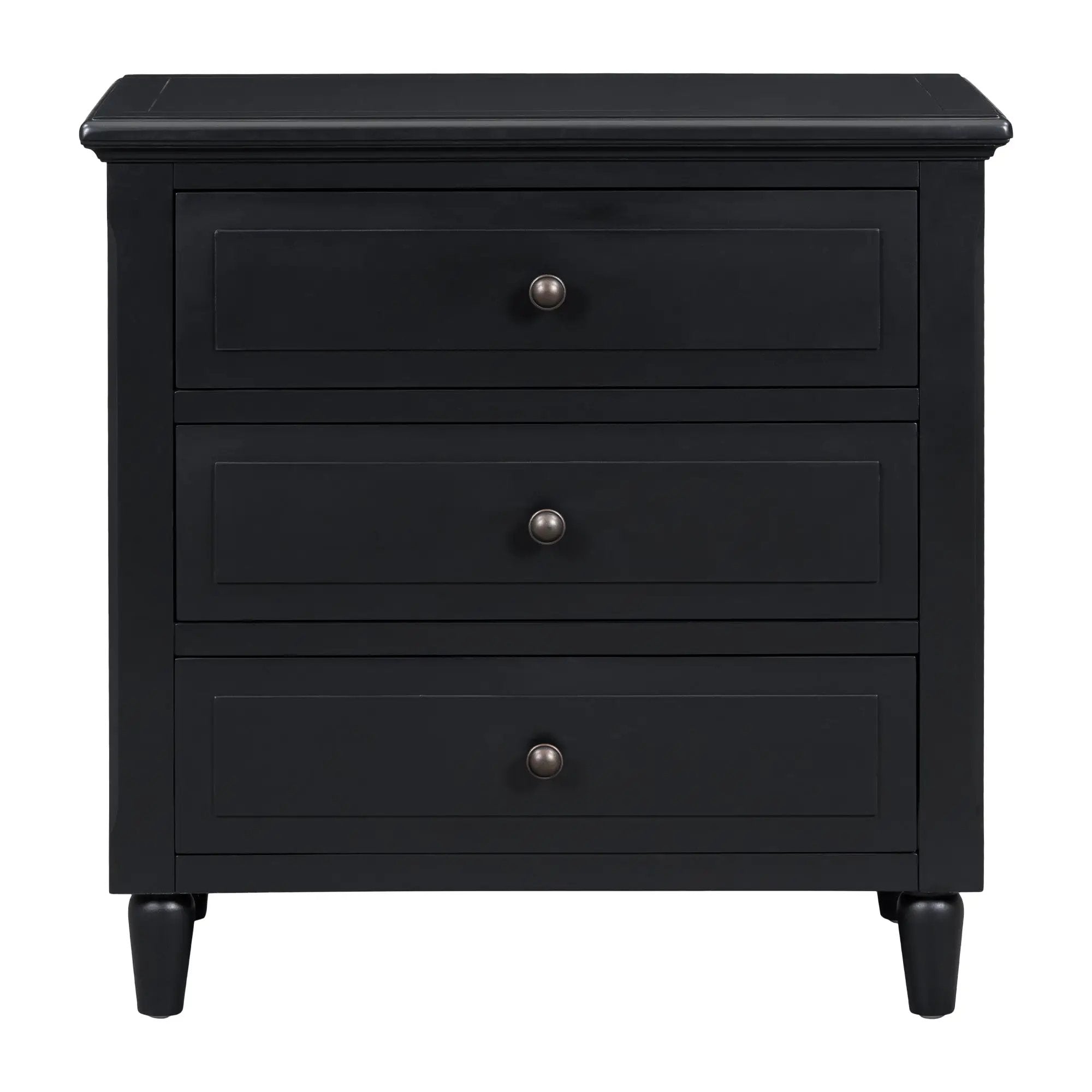 U Style 28" Painted Nightstand with 3 Drawers by HouseOfZazla