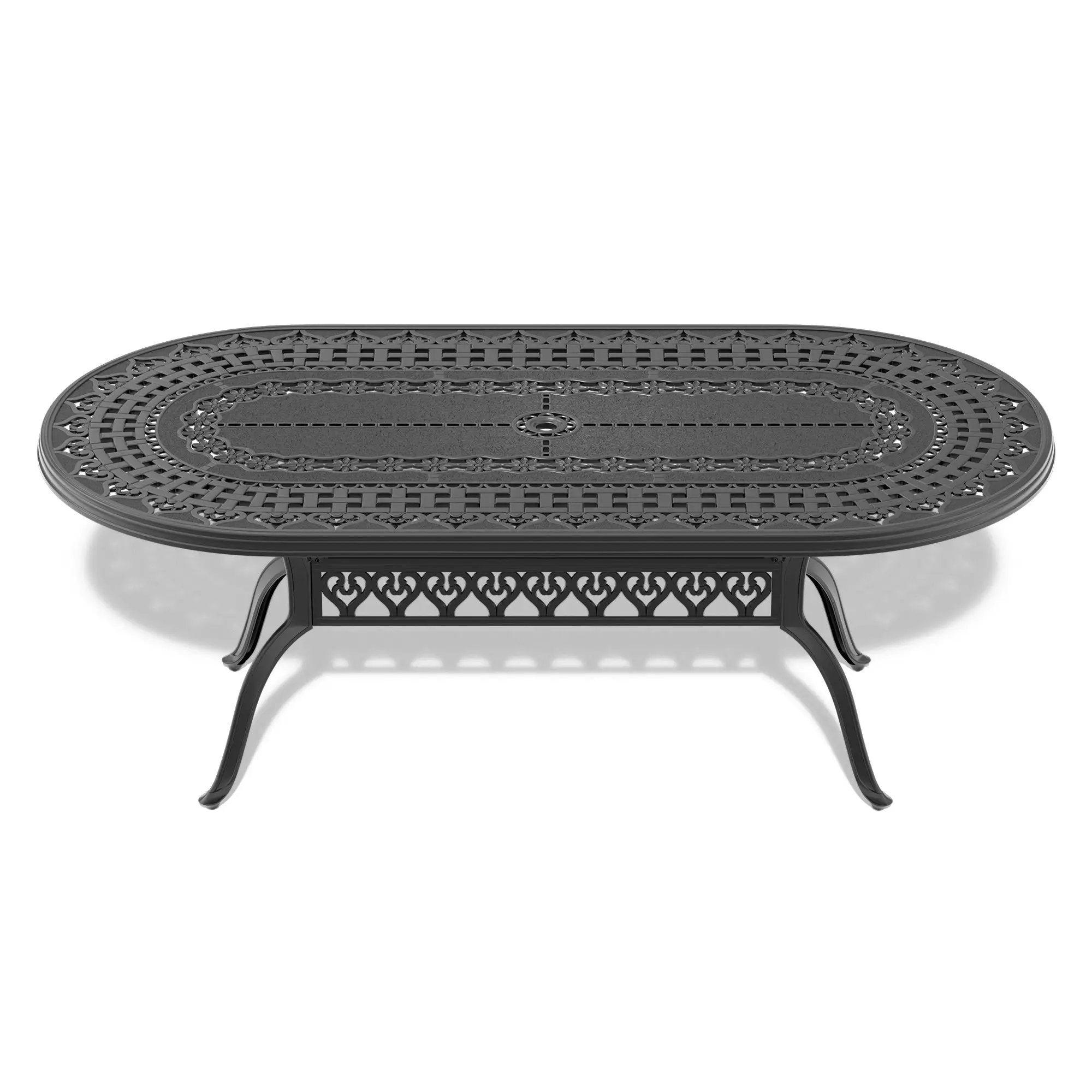 9-Piece All-Weather Cast Aluminum Dining Set by HouseOfZazla