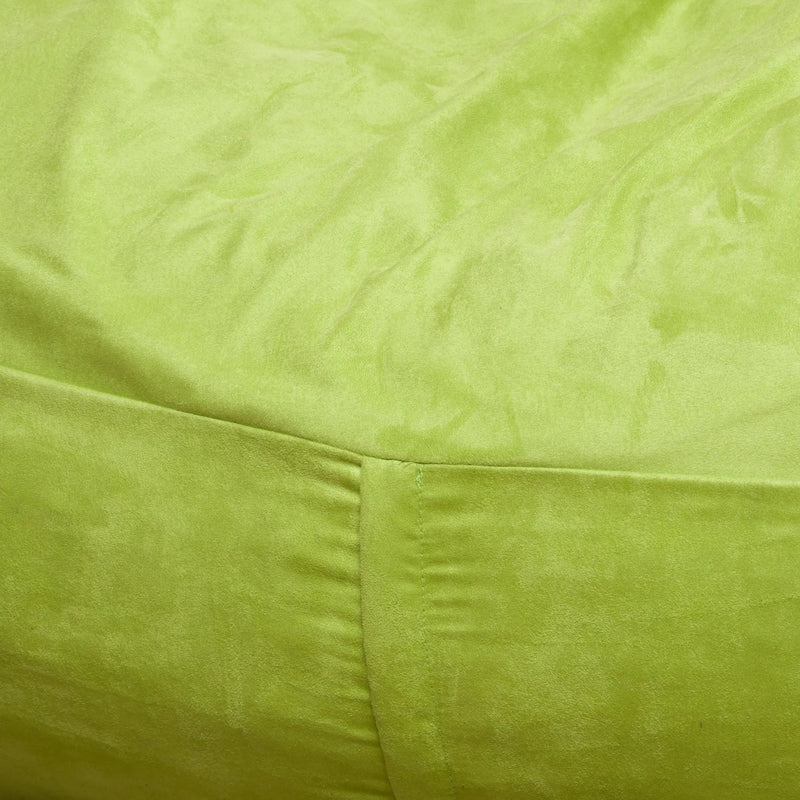 Michael 4 Foot Cylindrical Suede Bean Bag - Kiwi by HouseOfZazla