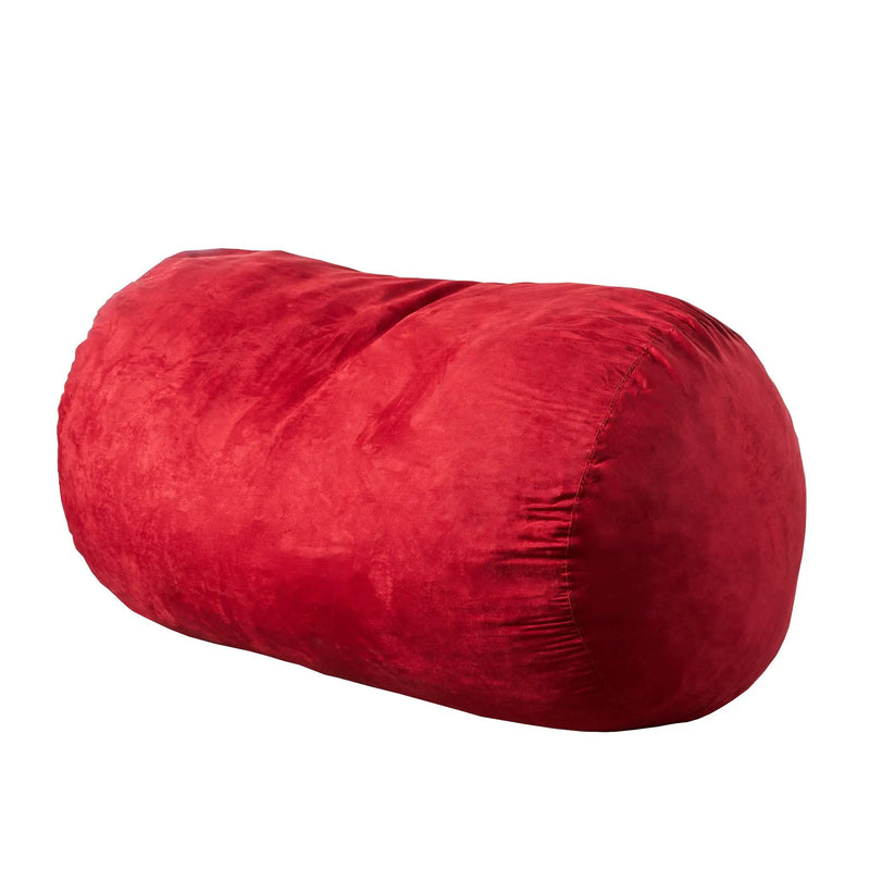 Firefly 6.5 Foot Suede Cylindrical Bean Bag by HouseOfZazla